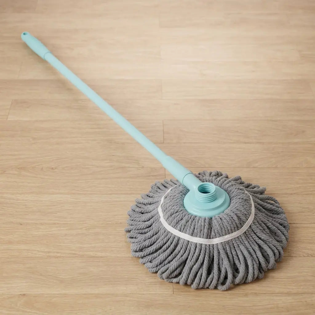 360° Self-Wringing Microfiber Twist Mop – Hand-Free Floor Cleaning