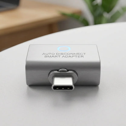 Smart Type-C Auto-Stop Fast Charging Adapter with LED Indicator