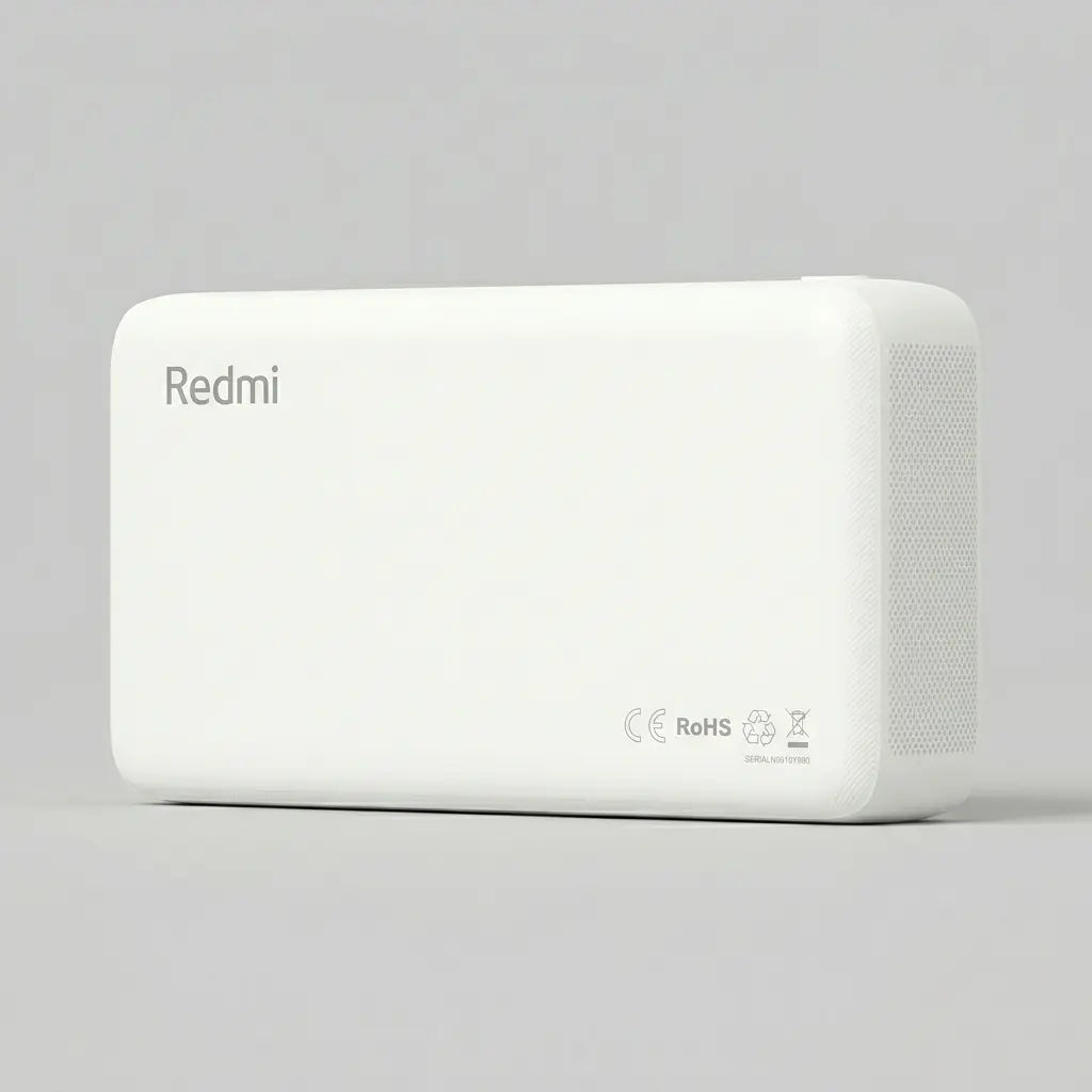 Xiaomi Redmi 20000mAh Portable Power Bank – 18W Fast Charge, Dual USB Output, USB-C & Micro-USB Dual Input, High-Density Lithium Polymer Battery