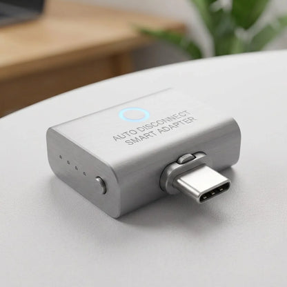 Smart Type-C Auto-Stop Fast Charging Adapter with LED Indicator