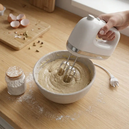 Professional Electric Hand Mixer – 7-Speed Kitchen Egg Beater & Food Whisk