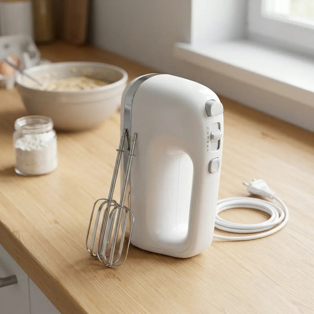Professional Electric Hand Mixer – 7-Speed Kitchen Egg Beater & Food Whisk