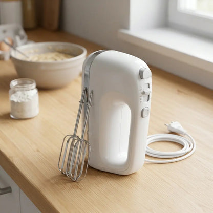 Professional Electric Hand Mixer – 7-Speed Kitchen Egg Beater & Food Whisk