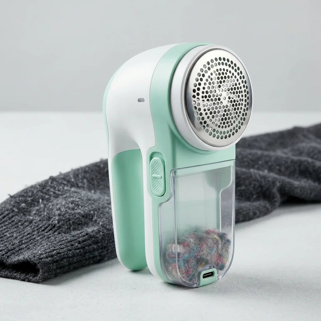 Portable Electric Clothes Shaver – Fabric Lint & Fuzz Remover for Garments