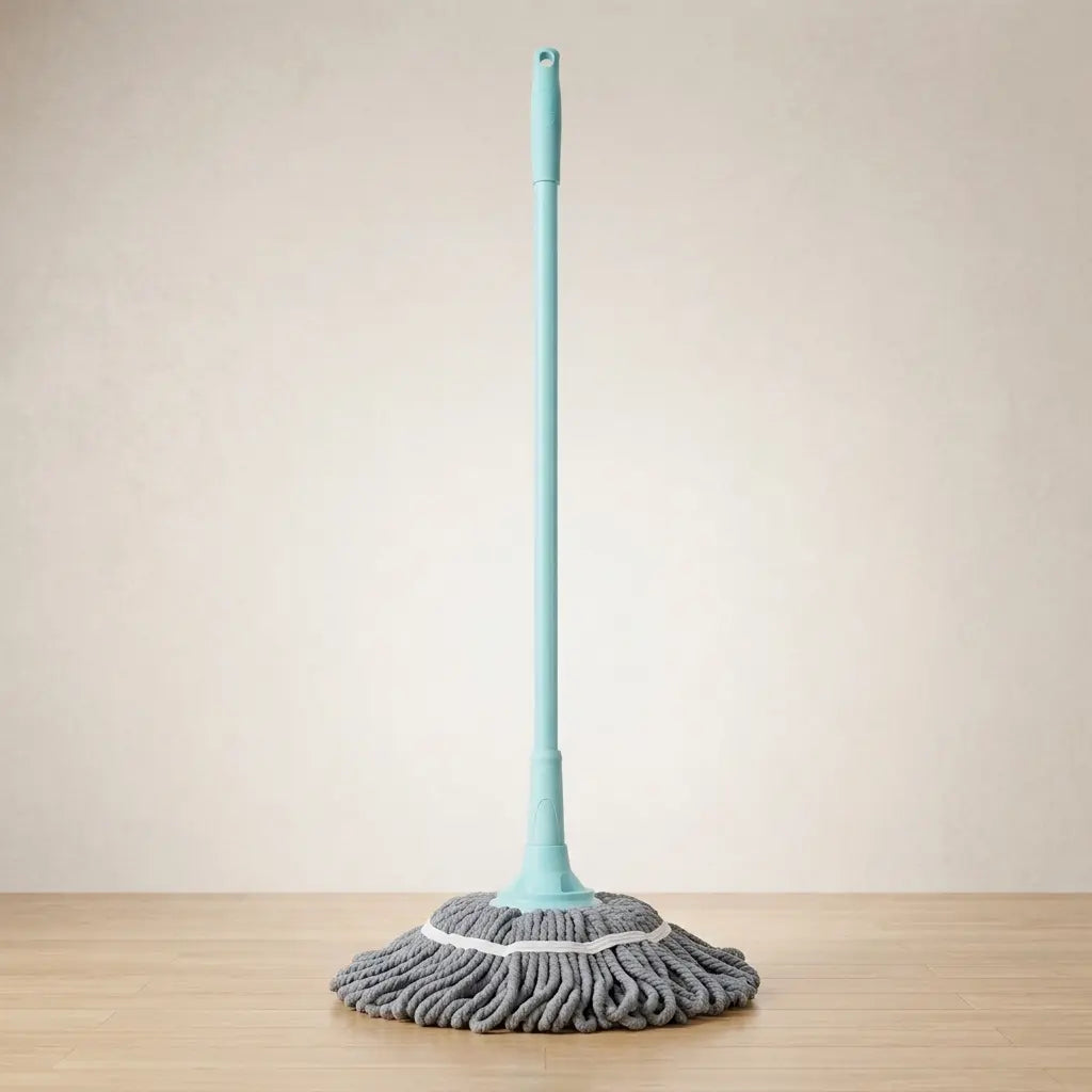 360° Self-Wringing Microfiber Twist Mop – Hand-Free Floor Cleaning