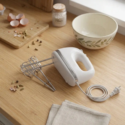 Professional Electric Hand Mixer – 7-Speed Kitchen Egg Beater & Food Whisk